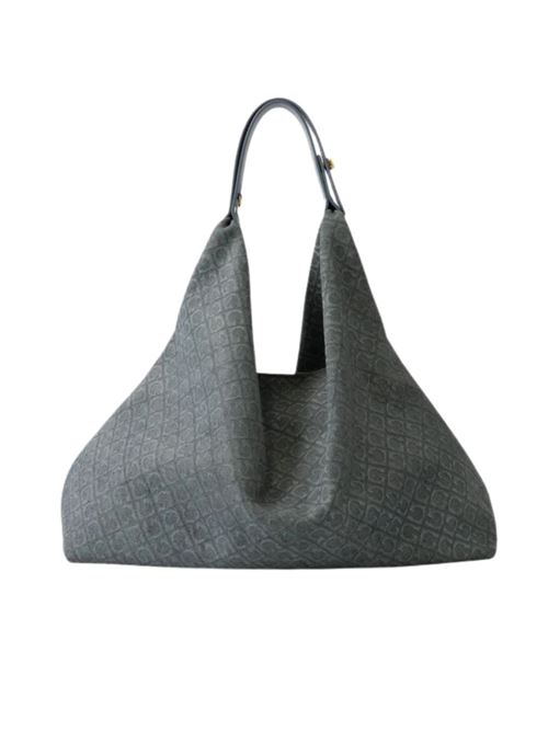 Amazonas-Tasche aus Denim-Leder GHERARDINI | GHB0177PEBLUE JEANS